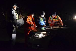 VICSES volunteers working with other agencies.